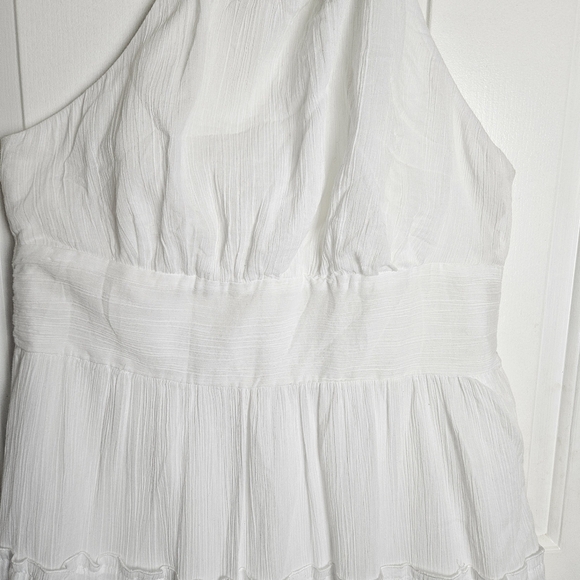 Robbie Bee Women Striking White Sundress Size 14 - Picture 4 of 15
